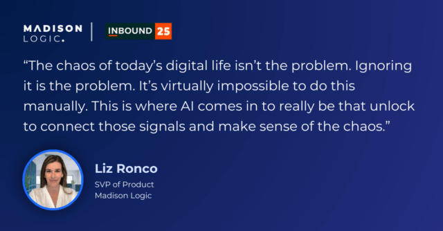 Liz Ronco, SVP of Product at Madison Logic on “AI in ABM”