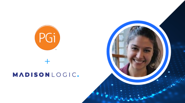 Case study image with headshot of Kelly Cooper, Director of Demand Gen at PGi